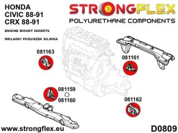 Wkładka poduszki silnika strona lewa - Honda Civic