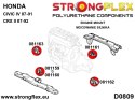 Wkładka poduszki silnika tył - Honda Civic