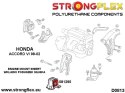 Wkładki przedniej poduszki silnika SPORT - Honda Accord