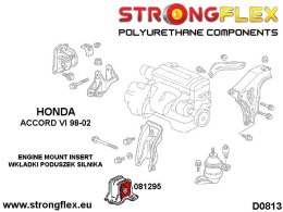 Wkładki przedniej poduszki silnika SPORT - Honda Accord