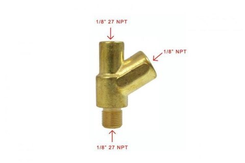 Adapter czujnika ciśnienia temperatury oleju Depo Y 1/8-27NPT
