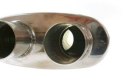 Tłumik Środkowy 51mm TurboWorks LT 409SS 355mm