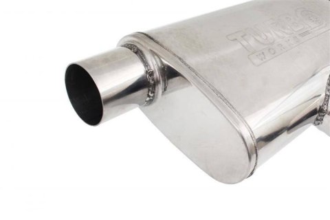 Tłumik Środkowy Tylny 63,5mm TurboWorks LT 409SS 410mm